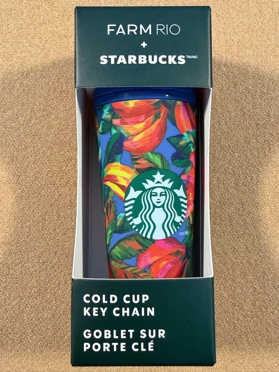 🫐FARM Rio x Starbucks Limited Edition Cold Cup Key Chain - Picture 4 of 5